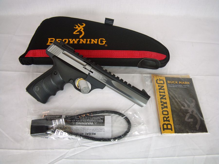 Browning Buckmark Contour Stnls URX 22lr 5.5" NEW-img-0
