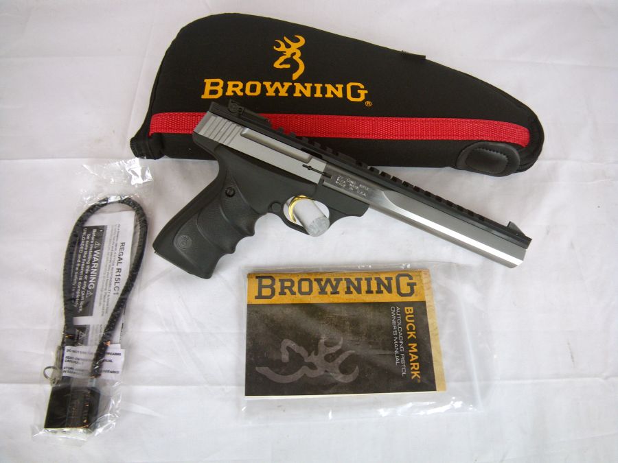 Browning Buckmark Contour Stnls URX 22lr 7.25" NEW-img-0