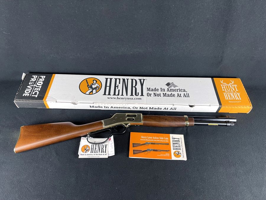 Henry Big Boy Brass Side Gate Carbine 45LC 16.5" NEW H006GCR-img-0