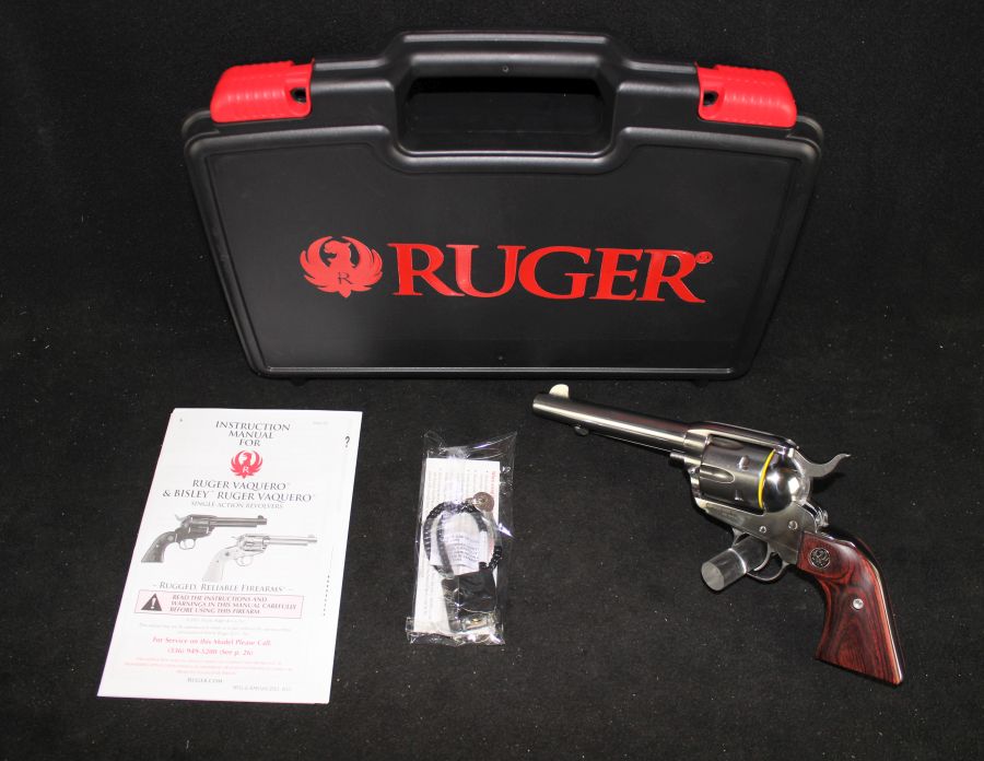 Ruger Vaquero Stainless 45 LC 5.5” NEW 5104-img-0