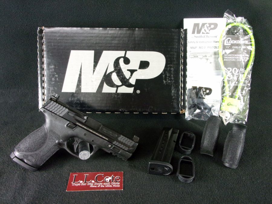Smith & Wesson MP M2.0 OR Compact 9mm 4" Armornite Black NEW 13563-img-0
